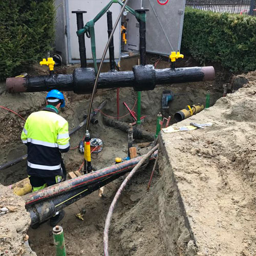 Travaux conduite de Gaz Payerne